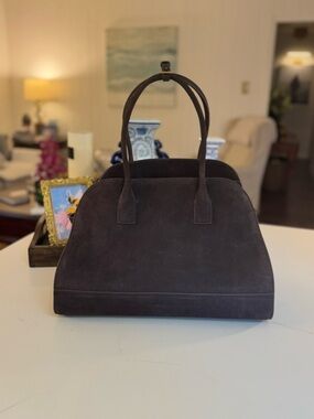 🤎 MARGAUX STEVE MADDEN HEIDEE LEATHER BROWN SUEDE BAG!